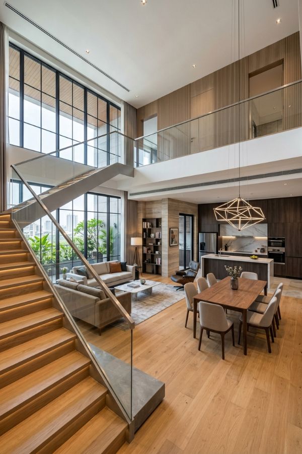 3BHK Duplex Design