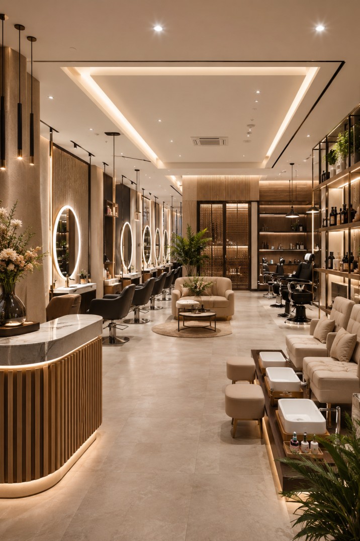 Unisex Salon Construction