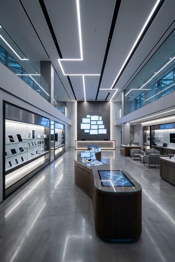 Electronic Showroom Design