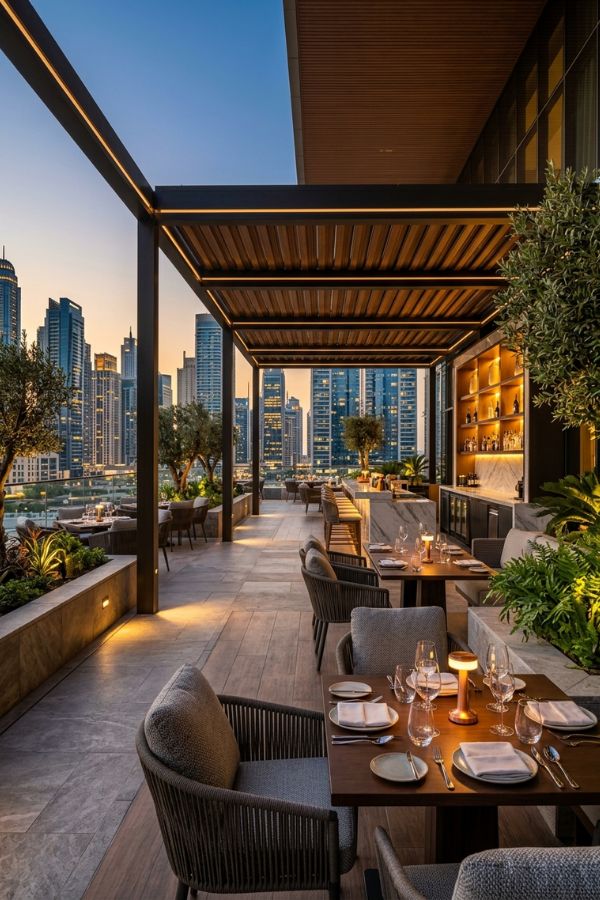 Rooftop Restaurant Design